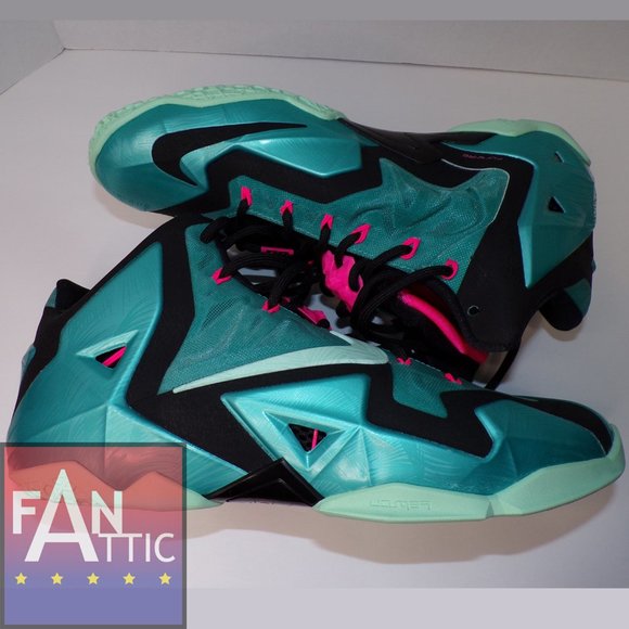 Nike Lebron XI South Beach Shoes Size 11 NIB - Picture 12 of 14